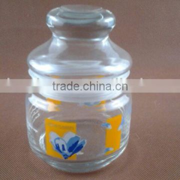 glass jar , candy jar , storage glass jar with lid , glassware