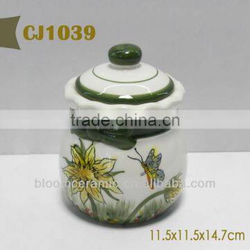 Porcelain sealed jar for wholesale