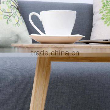 Living Room Collection Natural MDF Top Solid Bamboo Coffee Table photo-3