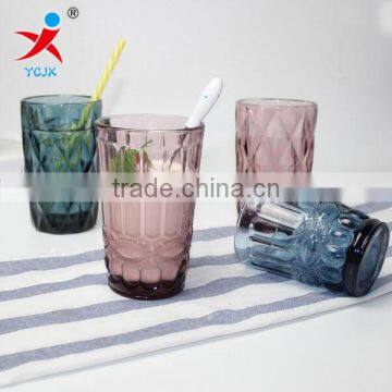 High quality beer cup glass cup coloured glass cup