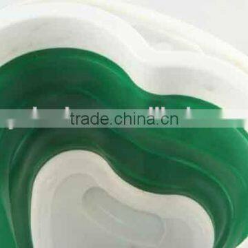 5L Outdoor Folding Circular and Heart Shaped Silicone Bucket photo-5