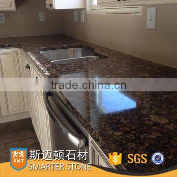 Baltic Brown Granite Prefab Kitchen Countertop