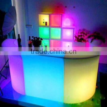 Modern Colorful Rechargeable Battery LED Bar Counter for Bar/garden Decoration photo-2