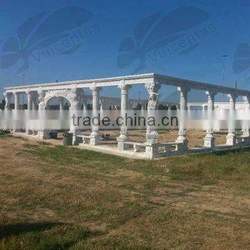 Hot Sale Marble Gazebo for Garden Decoration VGB--001 photo-5