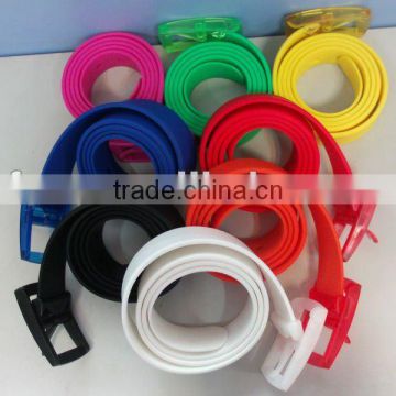 colored silicone belts for lady