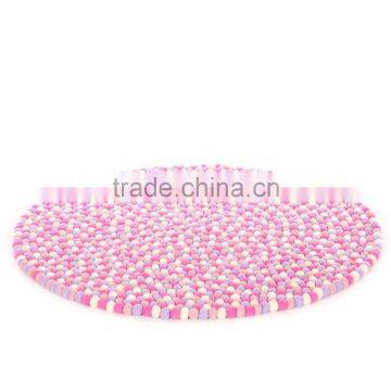 150cm Multicolour Felt wool Ball Rugs