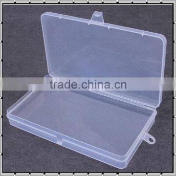 Clear Polypropylene Mini Storage box with Hinged Lid,Snap Closure