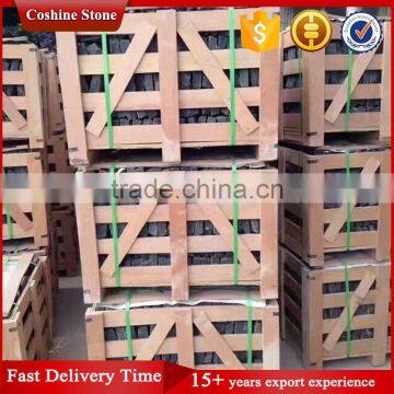 Cheap China Black Basalt Granite Cobblestone Patio Paver photo-3