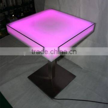 RGB 16 Colors ChangePolyethylene Bar and Lounge Furniture