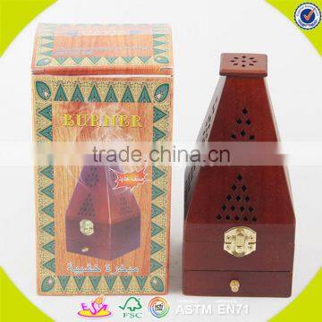 2017 Wholesale Cheap Double Sides of the Top Wooden Incense Holder W02A261 photo-5