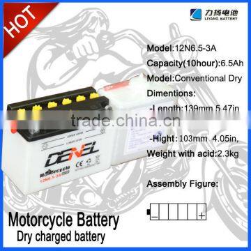 12V 6.5Ah Motorcycle/Electric Scooter Battery