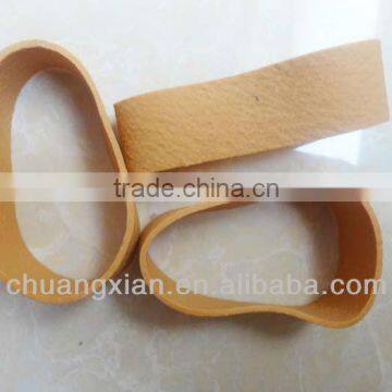 color wide rubber band of natural or synthetic band