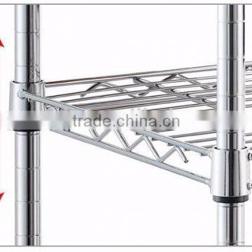 Space Saver Metal Storage Shelf With Wheels, Detachable Warehouse Storage Rack photo-5