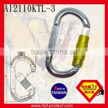 O Type 25KN Taiwan Aluminum Carabiner For Mountain Climbing photo-3