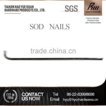 6'' length Anti-Rust 11-Gauge sod staple, garden peg