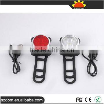 Bicycle accessories USB bicycle led light,front tail bike light kit