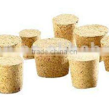 Synthetic tapered cork stopper, wine bottle stopper