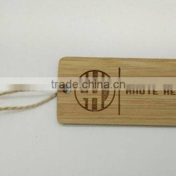 engraved bamboo tag