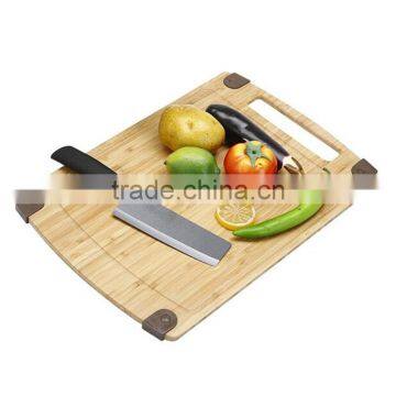 New design custom bamboo cutting board storage drawer storage board