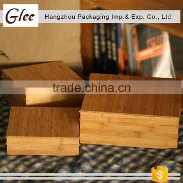 Nice-looking fancy popularbook storage bamboo box