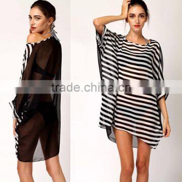 Fashion Women's Bikini Swimsuit Cover Up Sexy Chiffon Pareo Beach Sarong Swimwear Cover Up Women Wholesale OEM