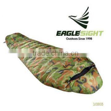 Mummy military waterproof sleeping bag for cold weather