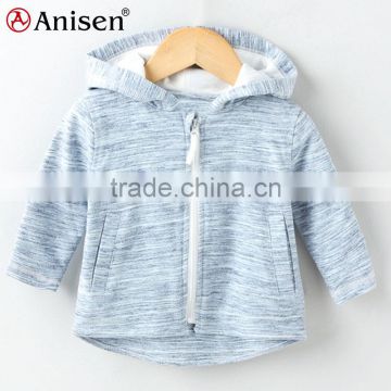 new clothing factory light navy windbreaker kids jackets