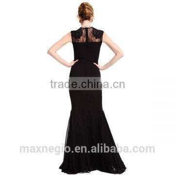 New V Neck Spaghetti Strap Online Univision Boutique Sequin Fabric Long Mermaid Evening Dress photo-6