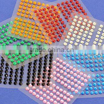 3d Custom Radiant DIY Acrylic Rhinestone Stickers Mobile Phone Crystal Case Self Adhesive Rhinestone Crystal Sticker photo-2