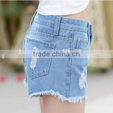 Hot Sale Sexy Women Jeans Factory Shorts Teenager Denim Shorts photo-4