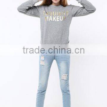 2017 New Arrive High Quality Customizing Hoodies Fashion Popular Girls Sweatshirt Customized Hoodie for Daily Wear photo-2