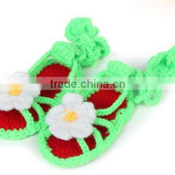 Elegant Nice Design Hot Sales Girl Free Knitting Pattern Baby Shoes photo-5