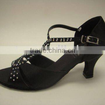 Women's Satin Ballroom shoes with Diamond #6718A