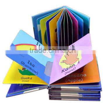 Board Book Binding Children Carton Book Printing 4/4C Card Paper Book Printing photo-2