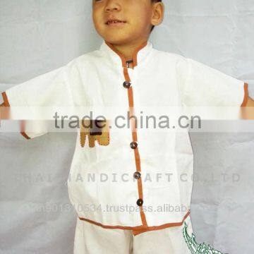 Thai Boy cotton children's clothing elephant design