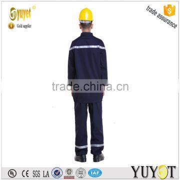 Safety Workwear Manufacturer 6OZ Navy Blue FR Fire Fighting Suit Nomex Suits photo-6