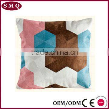 Custom Embroidered Geometric Vintage Decorative Neck Pillow photo-2