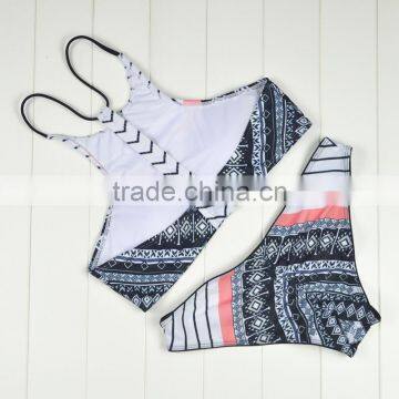 Polyester Bikini Different Size for Choice & Padded Blue Girls Swimwear 59377 photo-2