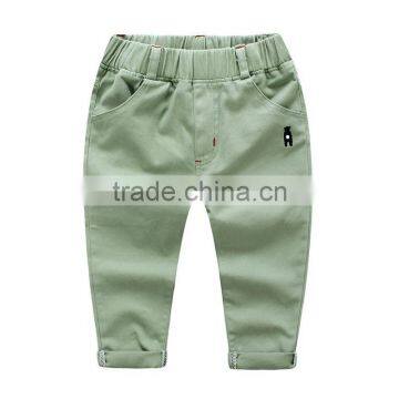 New Style Solid Color Casual Style Cotton Boys Kids Pants photo-2