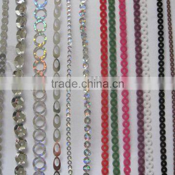 4mm Spangle Pet Sequin Roll Various Colors Variour Shaps photo-3