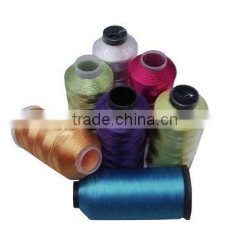 Doped Dyed Polyester Embroidery Thread