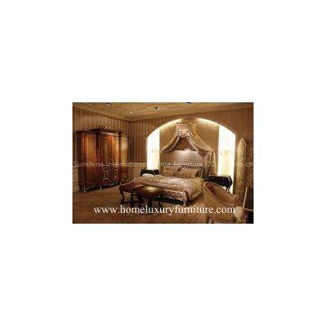 Modern bed antique Bedroom set Kingbed Solid wood Bed New Classic Style night stand FB-109