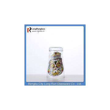 LongRun 4oz Skeleton Sprinting Whisky Shot Glass Glasses Wholesale photo-3