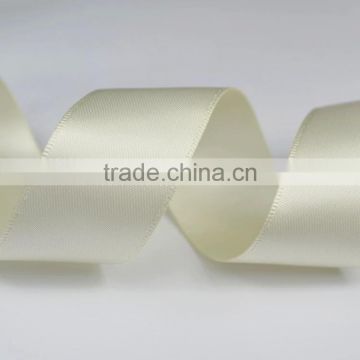 Chinese 2016 new coming Polyester White Satin Ribbon for gift packing