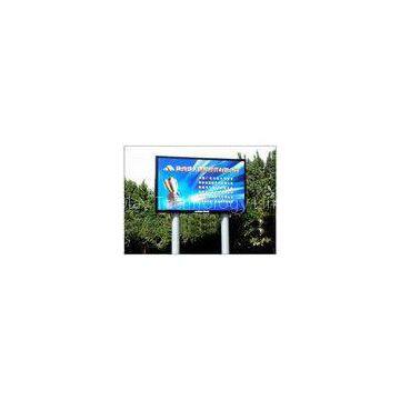 Aluminum Alloy / Steel Giant Advertising LED Screen Media Outdoor DIP P10
