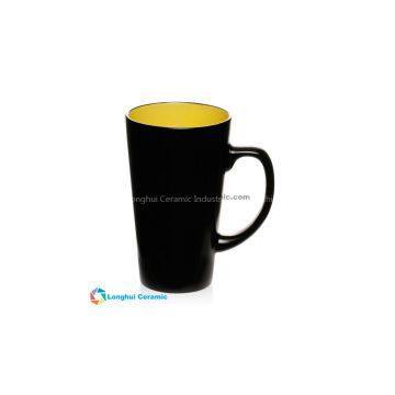16oz Tall Cafe Style Personalized Ceramic Cafe Coffee Mug