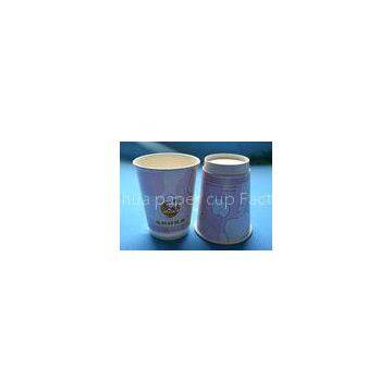 Heat Resistant Disposable Takeaway Coffee Cup , 12oz / 16oz Ice Cream Paper Cups With Lids