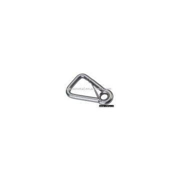 Stainless Steel Oblong Angle Snap Hook With Lock And Eye AISI316