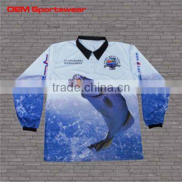 Best sale anti-UV custom tournament fishing jersey