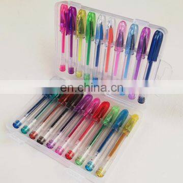 Mini Plastic Gel Pen Set PP Box Package Gel Pen Set 20 Coloring Pens